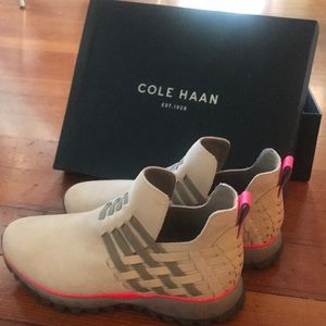 Brand new Cole Haan grand explore boots